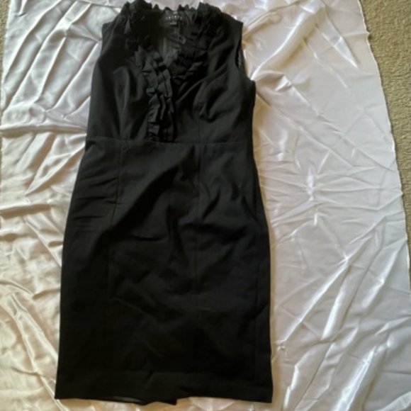 Sleeveless Black Dress Tribal Size 8 - Picture 2 of 4